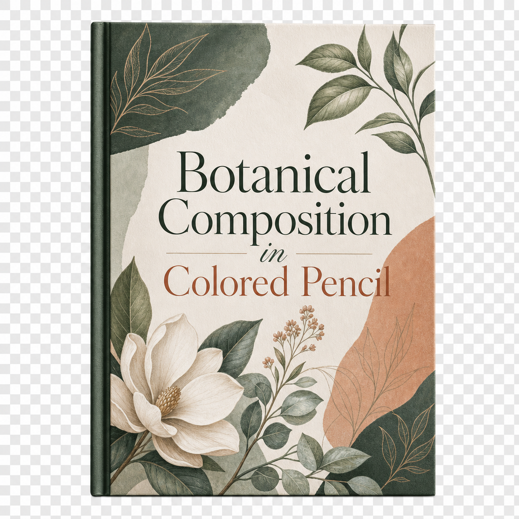Botanical Composition in Colored Pencil ebook cover
